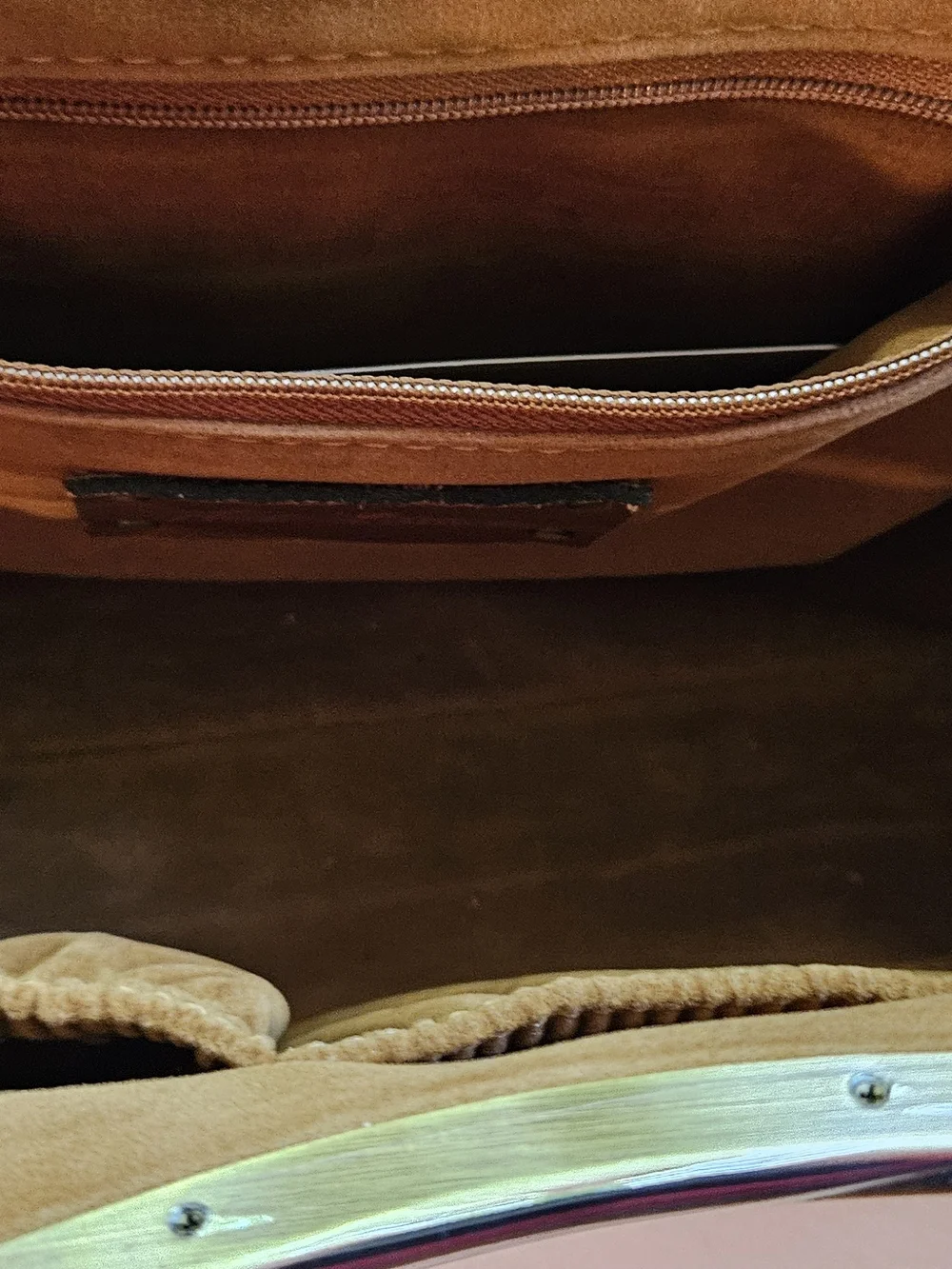 Patricia Nash Blush Cream White Embossed Rose Mini Frame Satchel - Picture 3 of 4